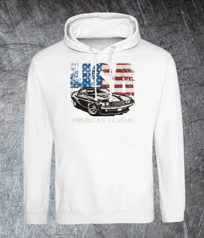 😎 USA American Classic – Muscle Car & Flag