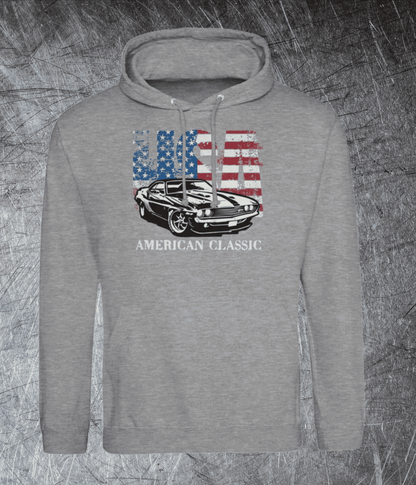 😎 USA American Classic – Muscle Car & Flag