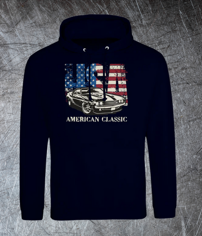 😎 USA American Classic – Muscle Car & Flag