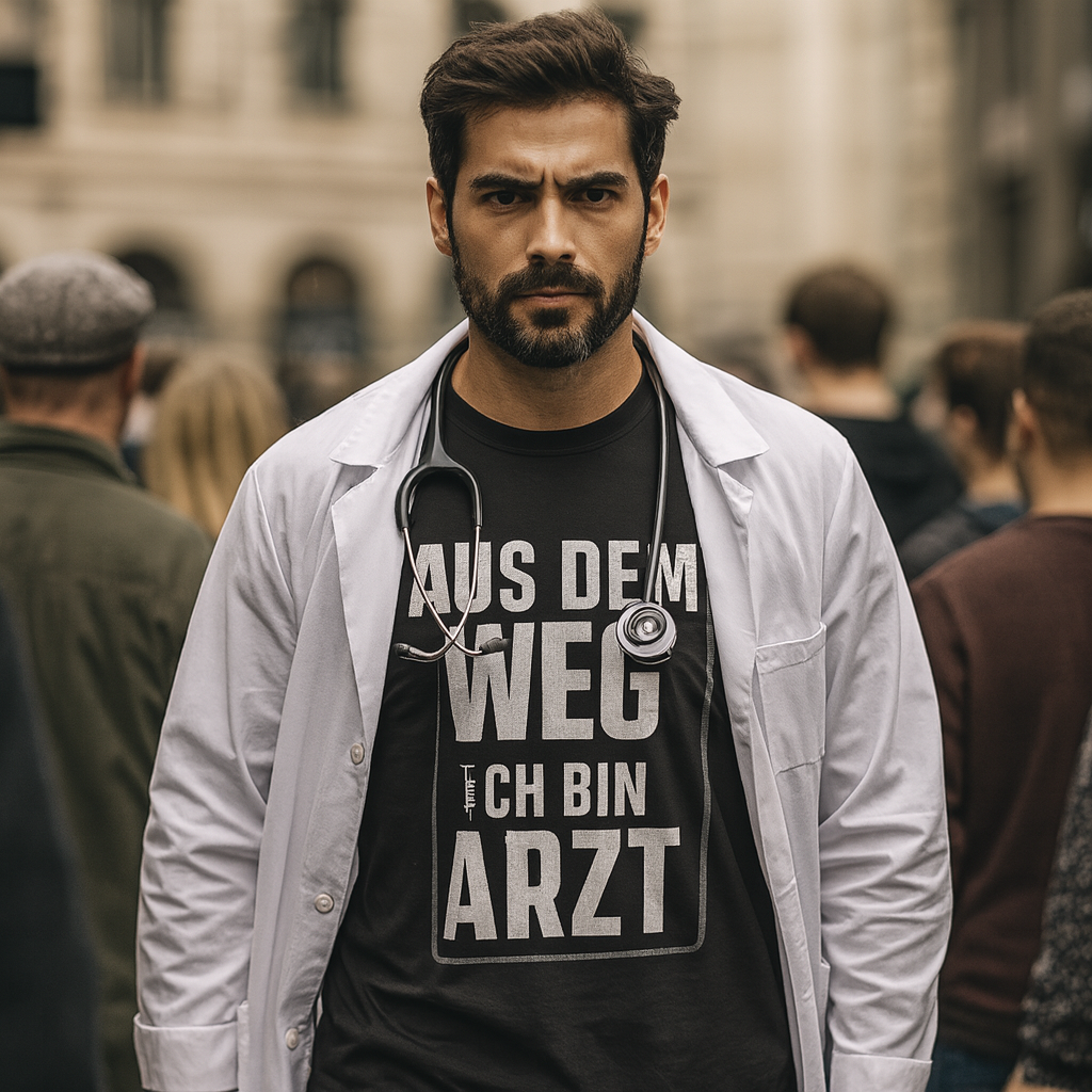 Aus dem Weg – Ich bin Arzt! - Premium T-Shirt