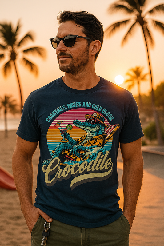 🐊 Cocktails, Waves & Cold Blood – Crocodile Chill