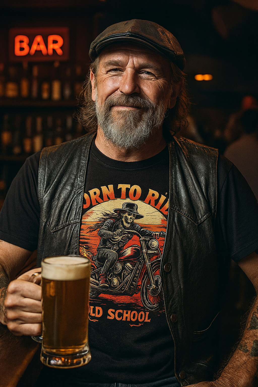 Freedom, Fire & Old School - Premium T-Shirt