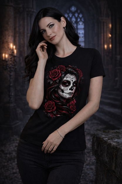 La Catrina – Schönheit der Vergänglichkeit - Frauen Premium T-Shirt