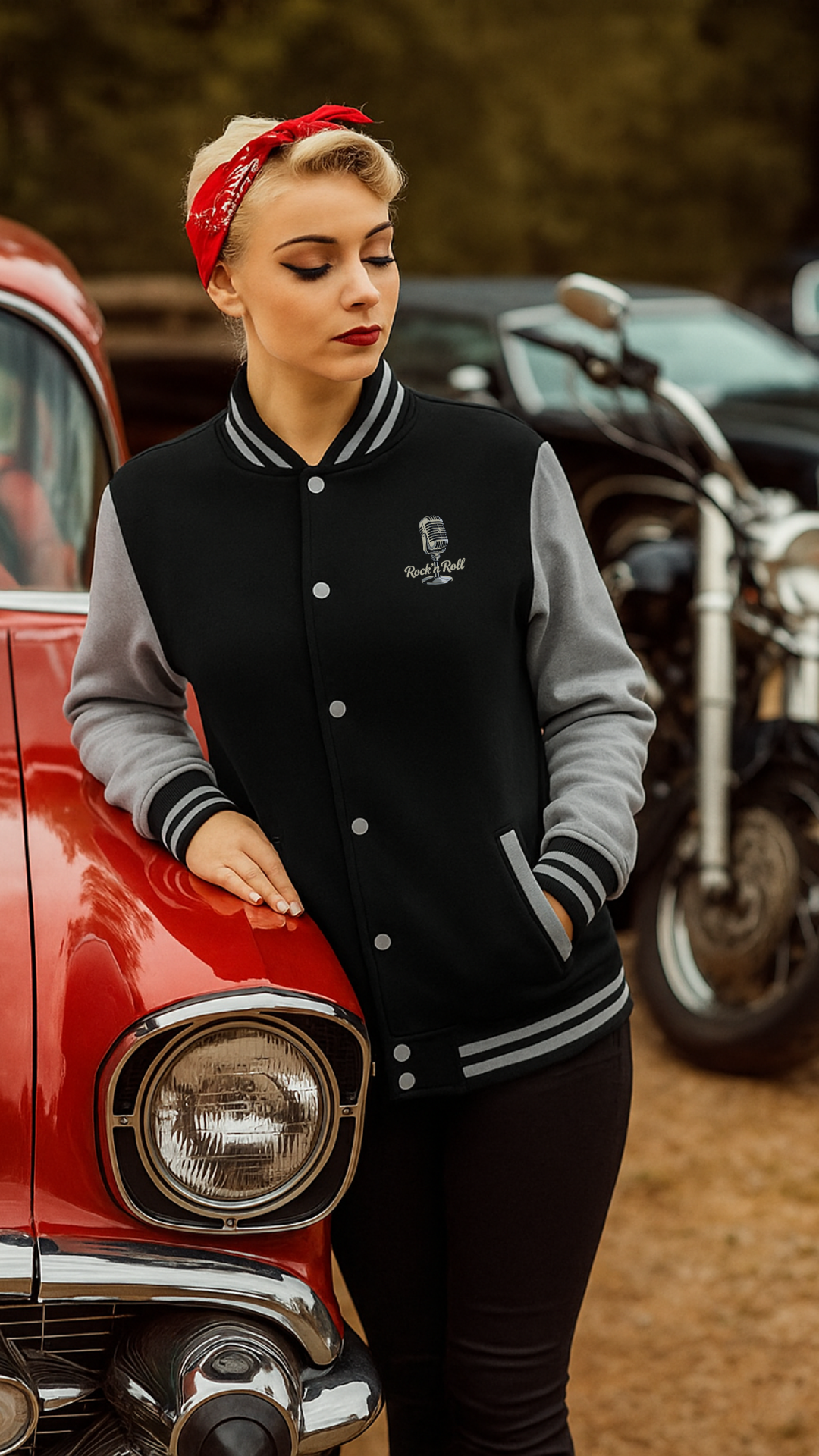 Old School Diner – Classic 50s Style - College-Sweatjacke
