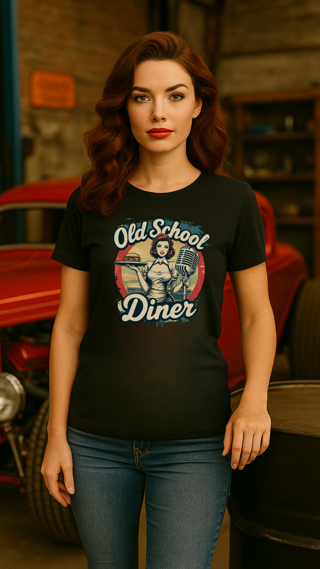 Old School Diner – Classic 50s Style - Frauen Premium T-Shirt