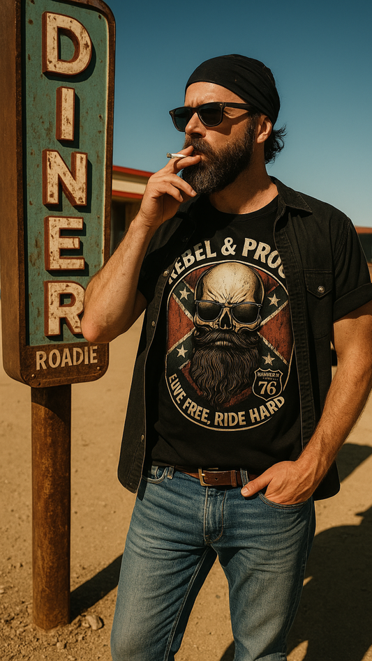 😎  Rebel & Proud – Ride Hard
