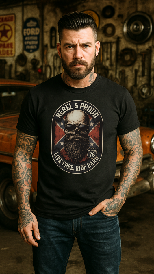 😎  Rebel & Proud – Ride Hard