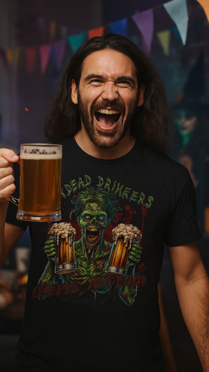 Undead Drinkers – Cheers to Death  Premium T-Shirt