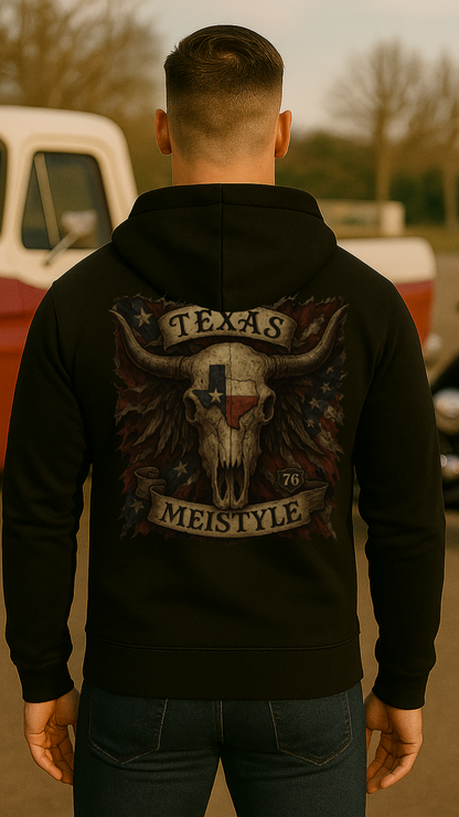 Longhorn Skull - Meistyle76 - Männer Premium Kapuzenjacke