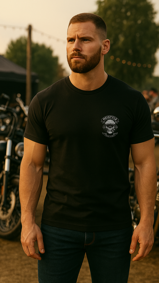 Meistyle76 - American Legend – Ride or Rot - Rückendruck - Premium T-Shirt CRAFTER