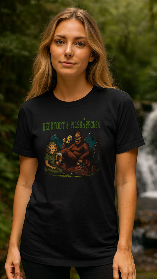 Beerfoot & Pilskäppchen - Premium T-Shirt