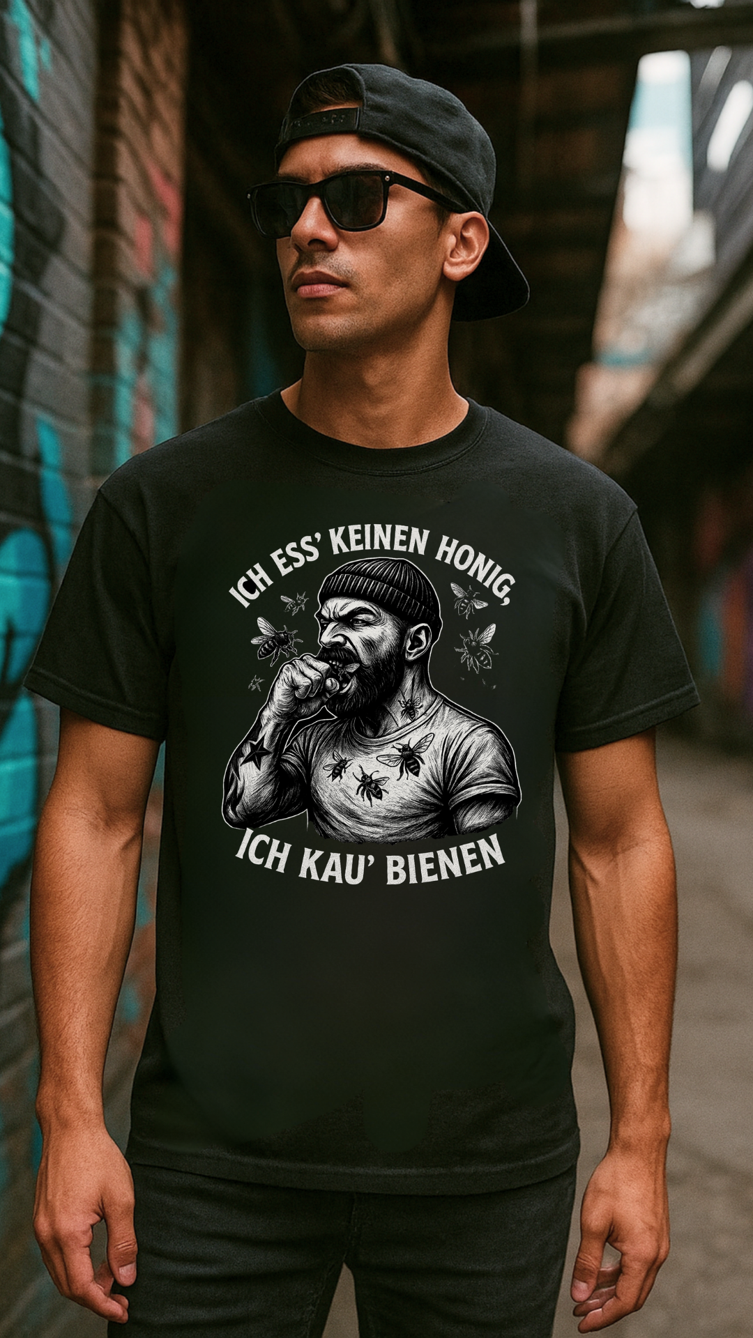 Ich kau’ Bienen - Premium T-Shirt