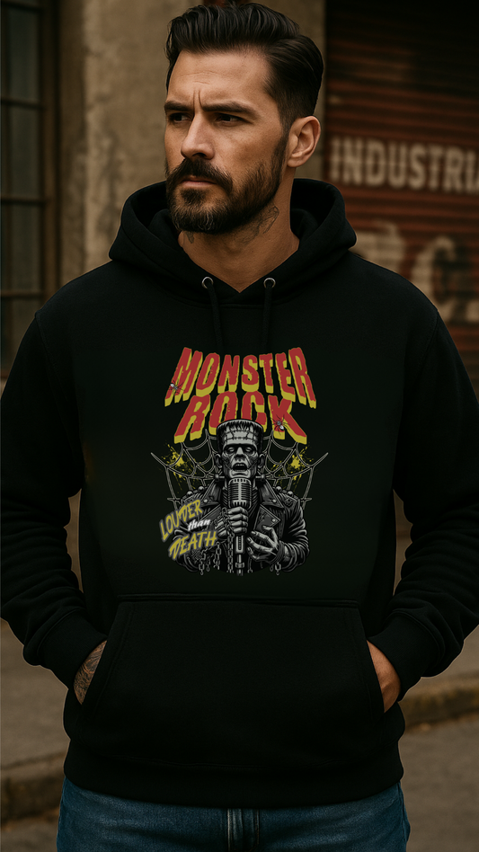 Monster Rock – Louder Than Death -  Bio-Hoodie