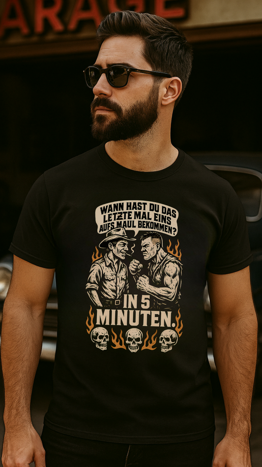 🤜 In 5 Minuten aufs Maul