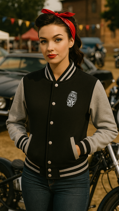Motor Oil – Full Service Babe - College-Sweatjacke
