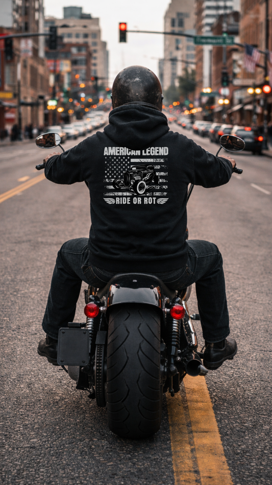 American Legend – Ride or Rot - Stanley/Stella Bio-Hoodie CRUISER