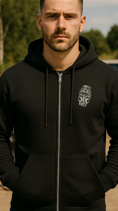 Gasoline & Glory – Männer Premium Kapuzenjacke