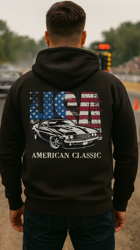 American Classic / Rückendruck / Oversized Hoodie