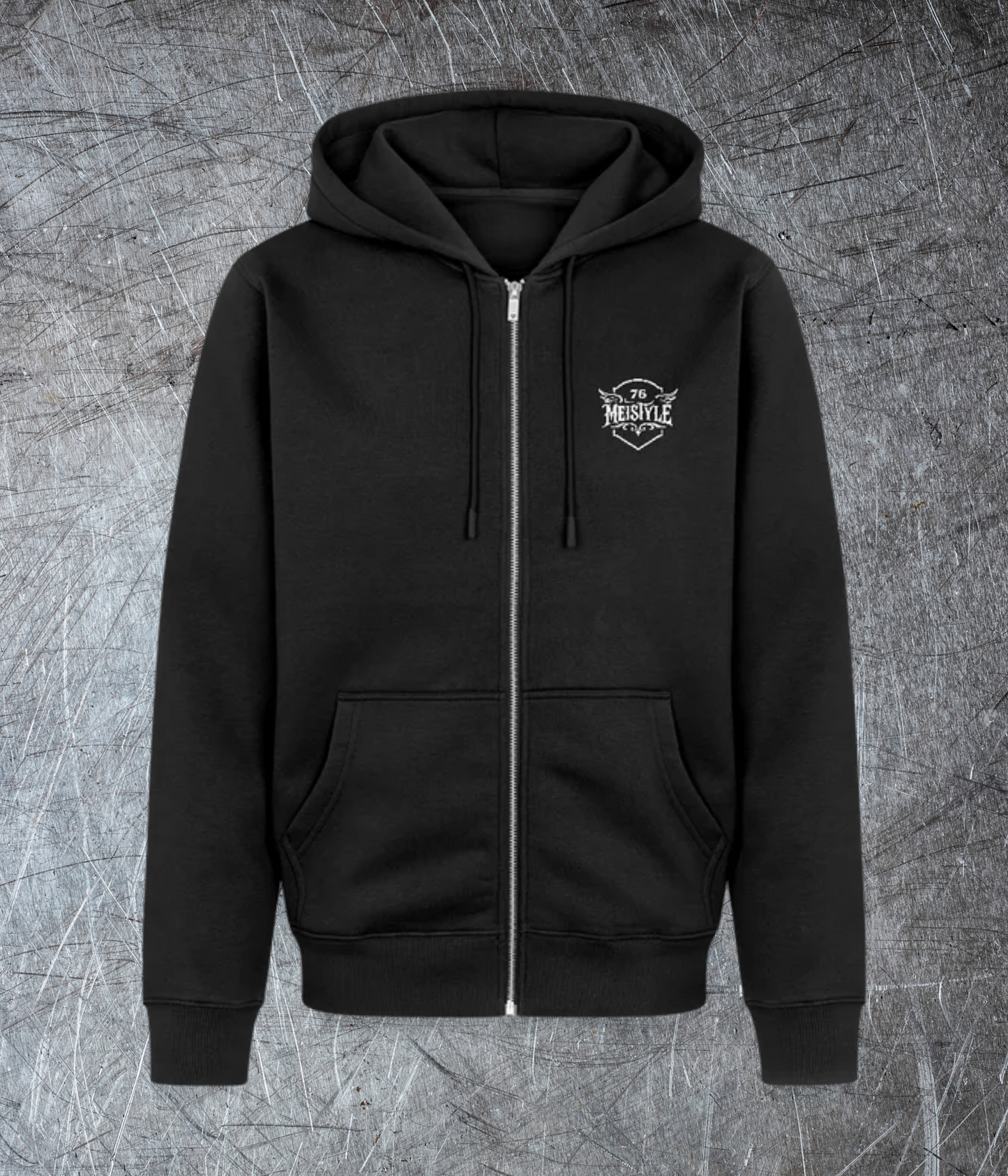 Ride or Rot - Meistyle76 - Premium Kapuzenjacke, Rückendruck