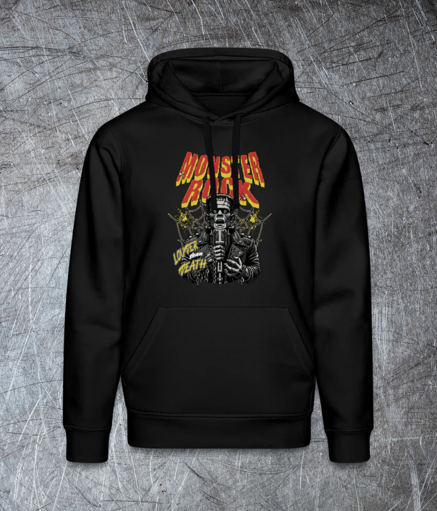 Monster Rock – Louder Than Death -  Bio-Hoodie