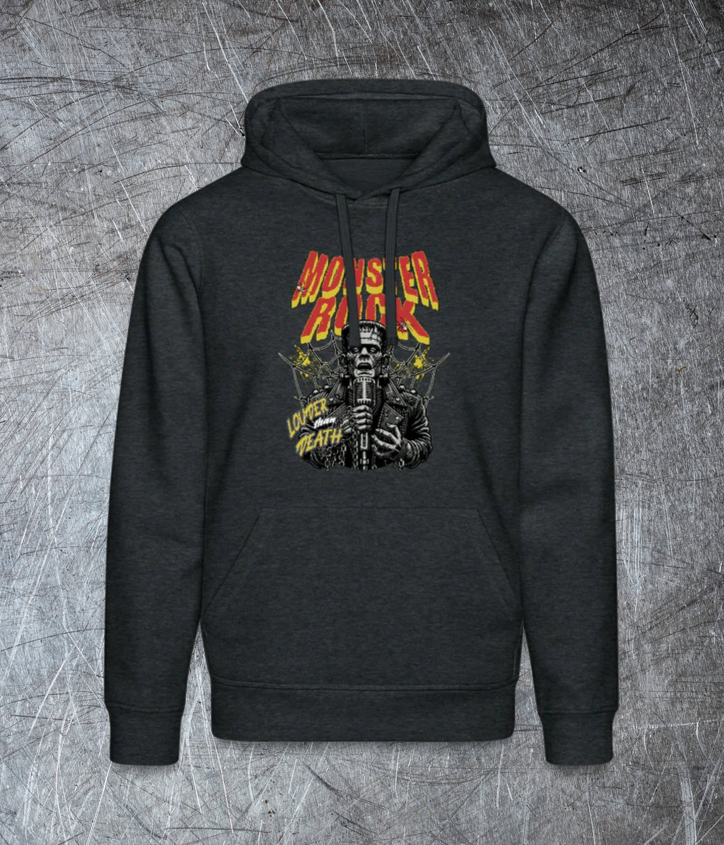 Monster Rock – Louder Than Death -  Bio-Hoodie