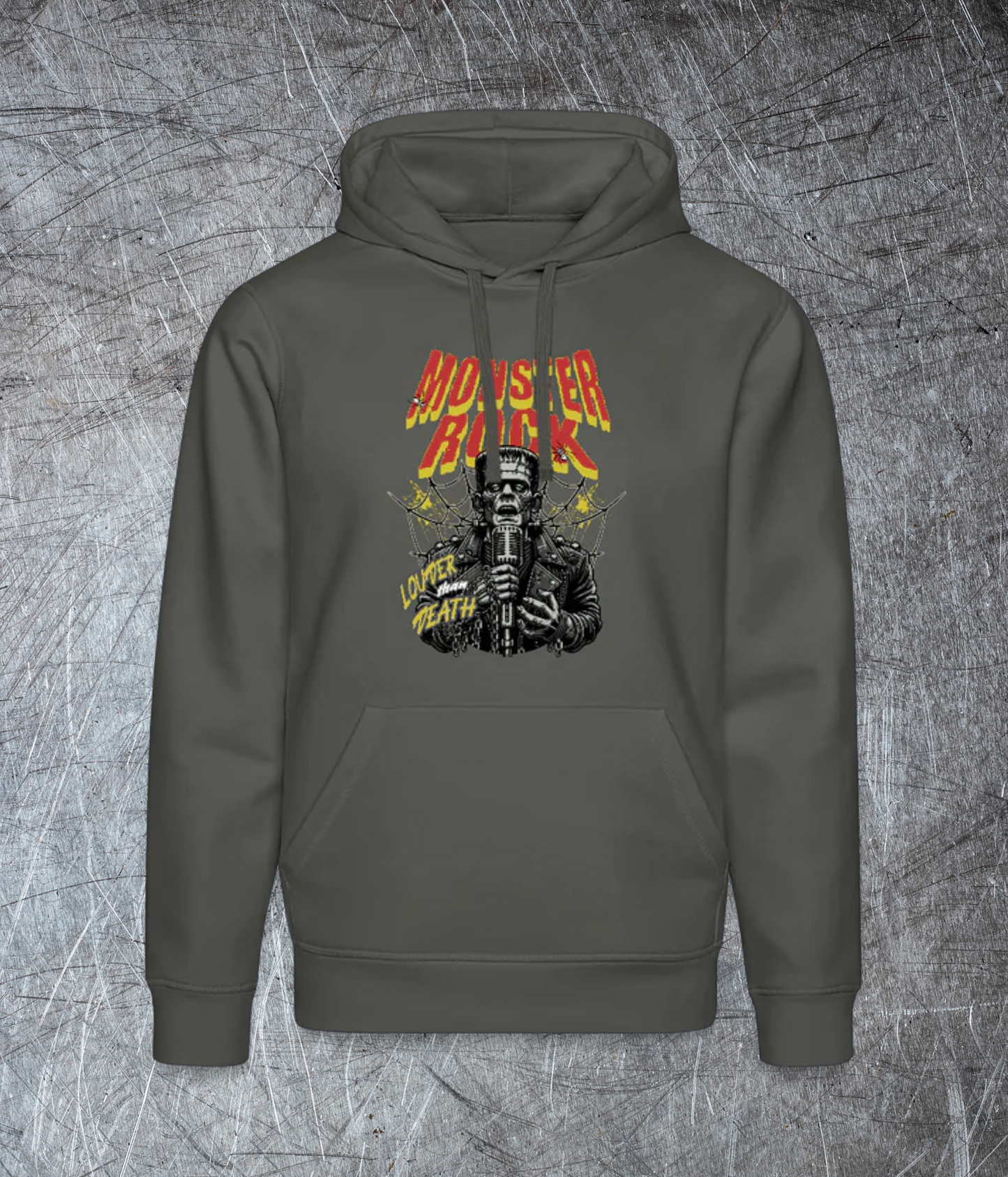 Monster Rock – Louder Than Death -  Bio-Hoodie