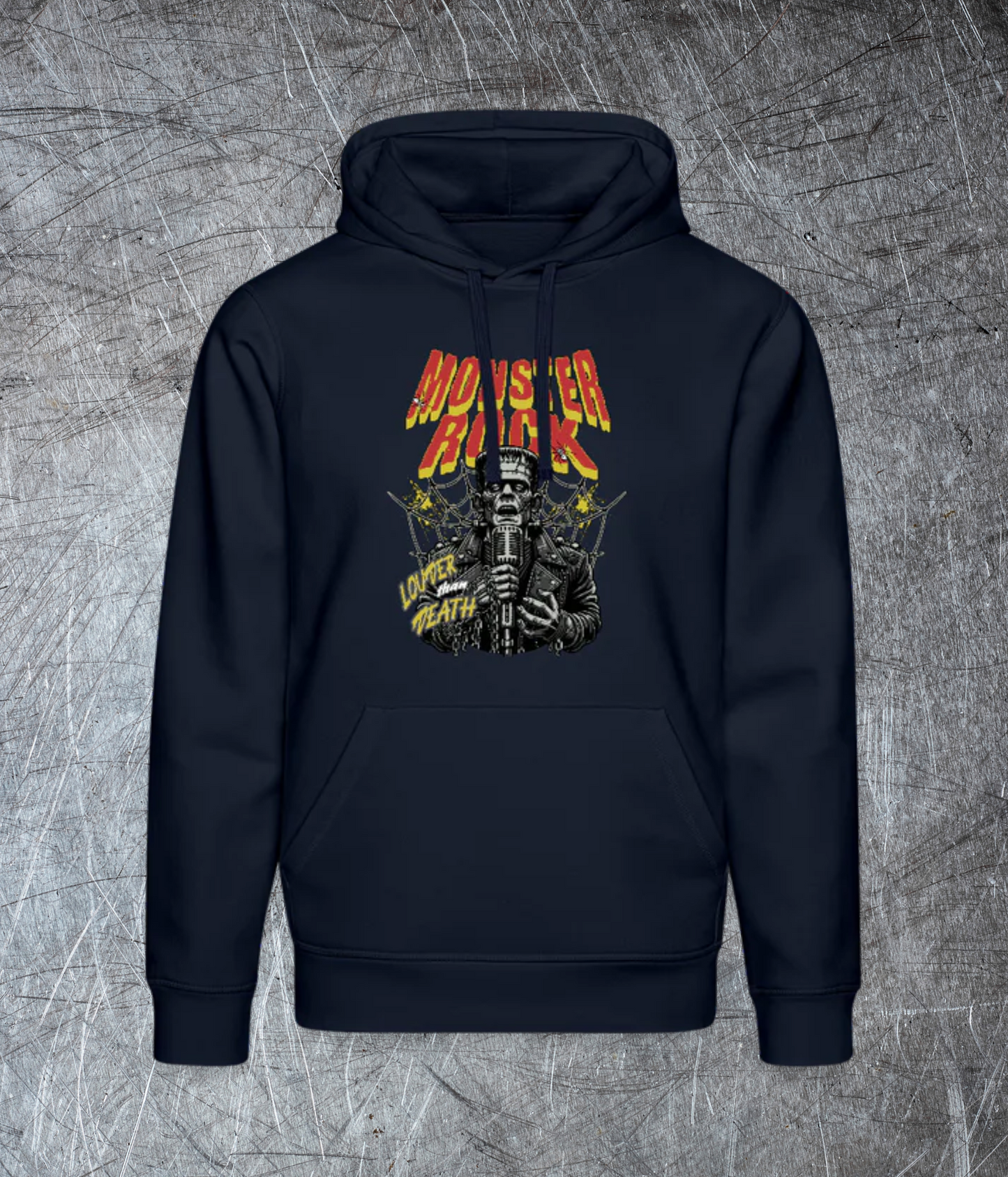 Monster Rock – Louder Than Death -  Bio-Hoodie