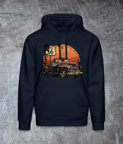 Route 66 Garage – Built to Last - Bio-Hoodie