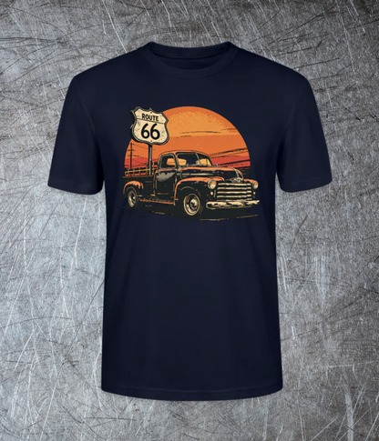 Route 66 Garage – Built to Last - Premium T-Shirt