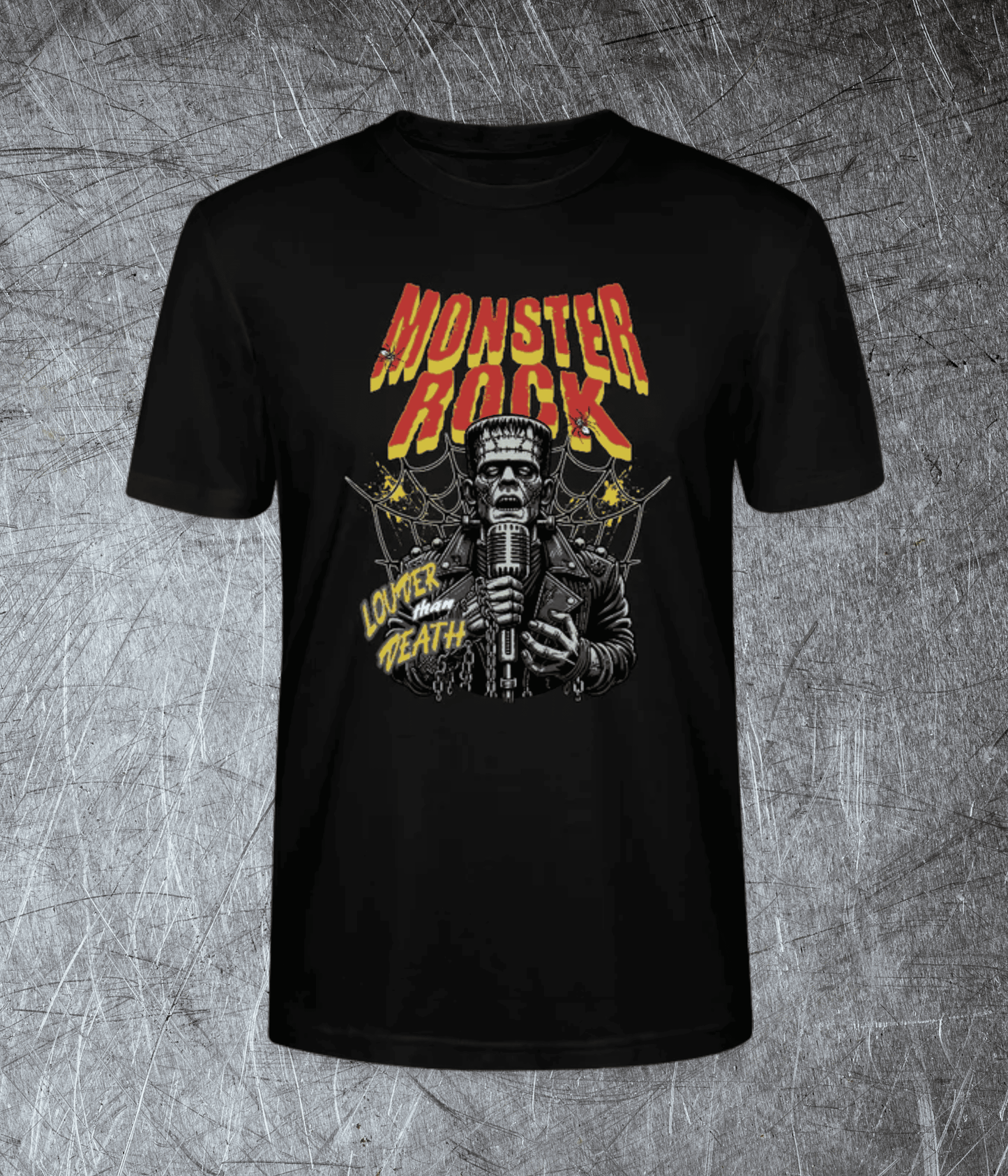 Monster Rock – Louder Than Death Premium T-Shirt