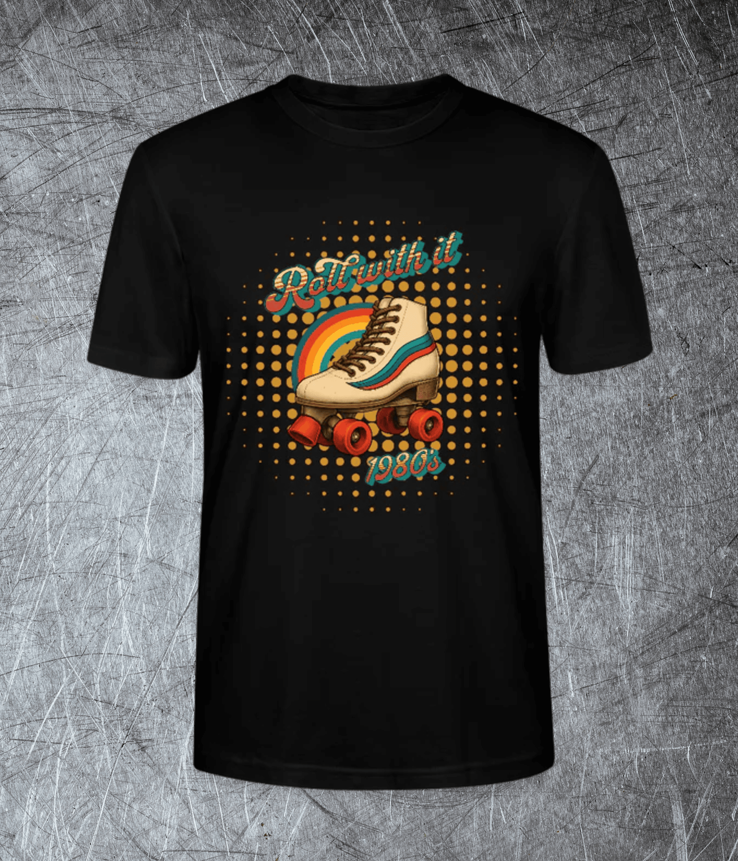 Roll with it – 80s Vibes   Premium T-Shirt