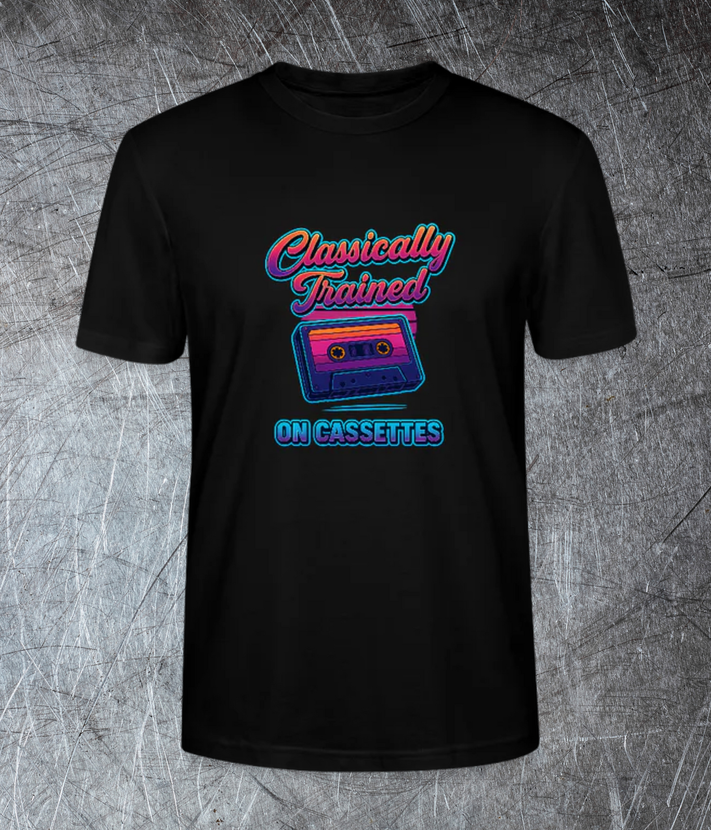 🎼 Classically Trained on Cassettes | Retro 80s 90s Mixtape T-Shirt