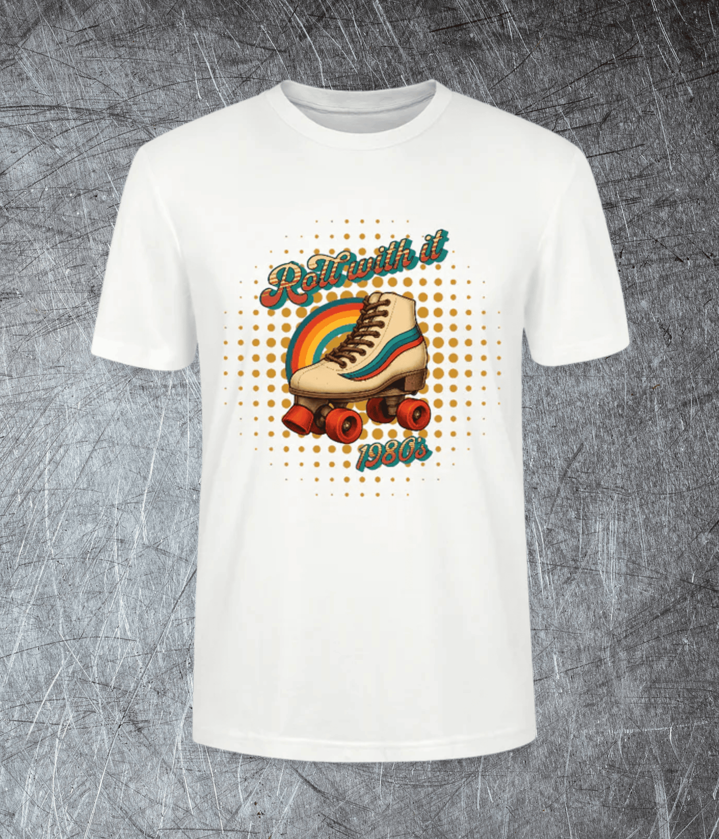 Roll with it – 80s Vibes   Premium T-Shirt
