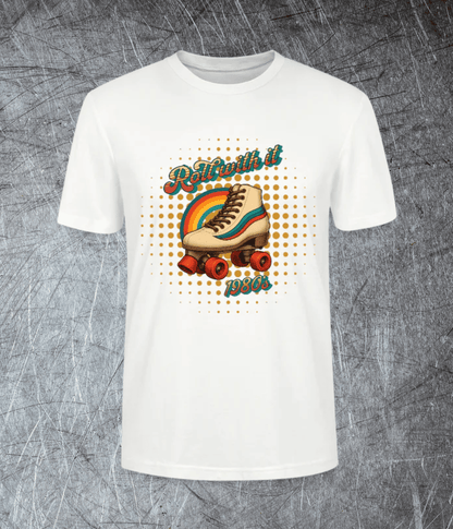 Roll with it – 80s Vibes   Premium T-Shirt