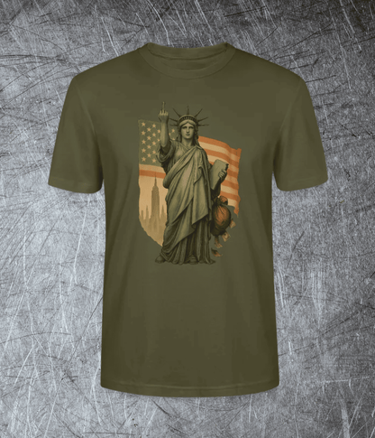 Lady Liberty – The American Way  Premium T-Shirt