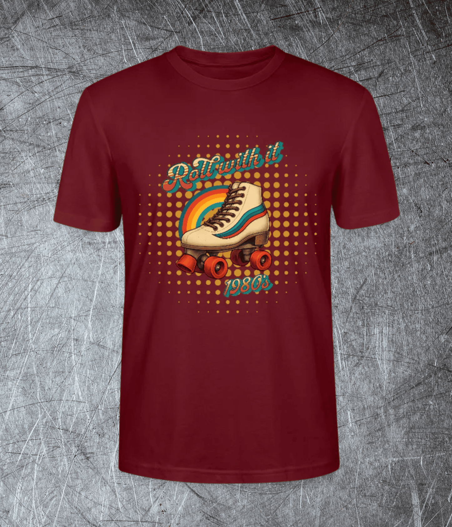 Roll with it – 80s Vibes   Premium T-Shirt