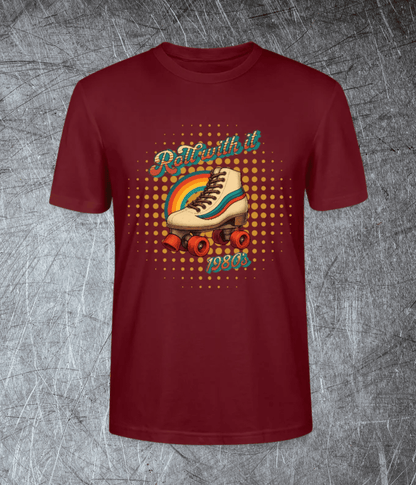 Roll with it – 80s Vibes   Premium T-Shirt