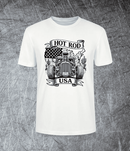 Hot Rod USA – Desert Ride Design - Premium T-Shirt