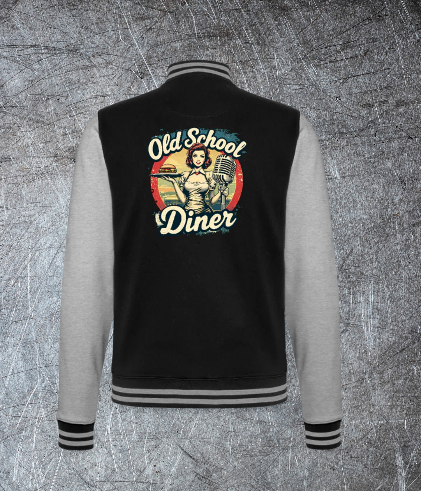 Old School Diner – Classic 50s Style - College-Sweatjacke