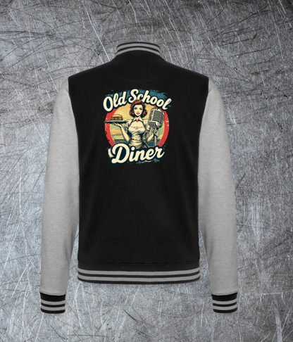 Old School Diner – Classic 50s Style - College-Sweatjacke