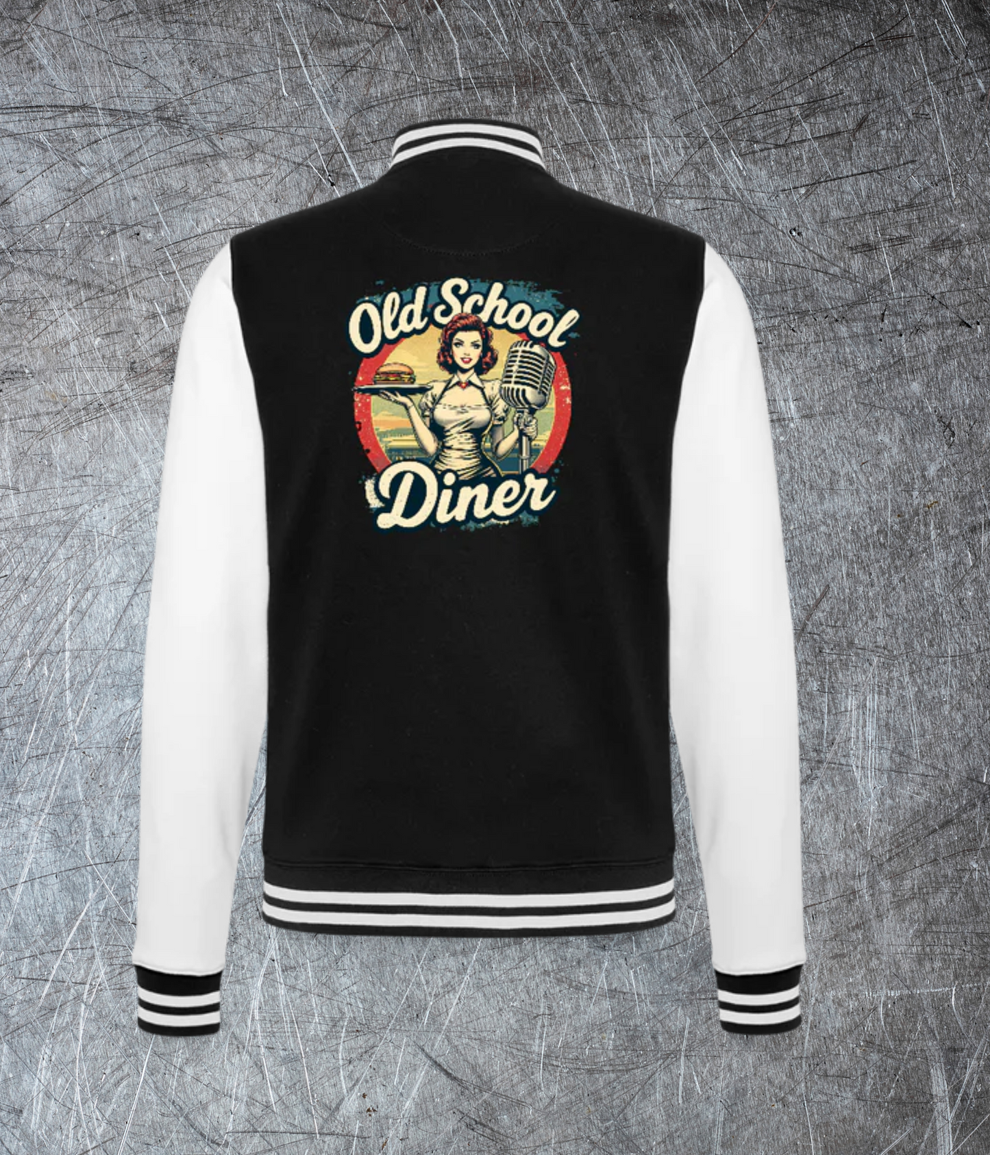 Old School Diner – Classic 50s Style - College-Sweatjacke