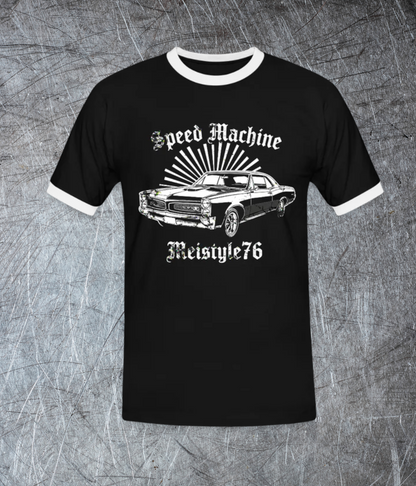 Speed Machine - Männer Kontrast-T-Shirt
