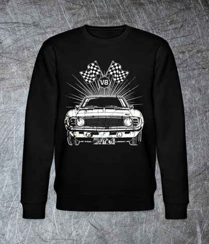 V8 Power – Born to Roar - Bio-Sweatshirt