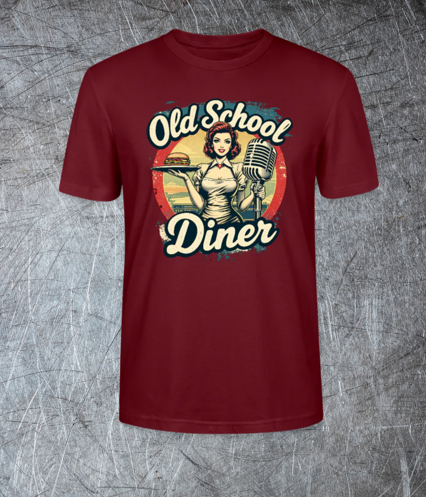 Old School Diner – Classic 50s Style - Premium T-Shirt