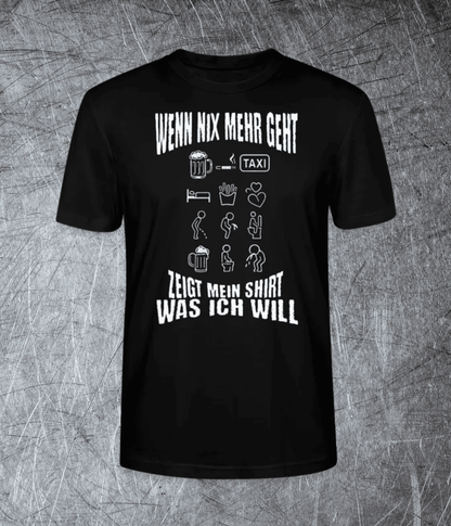 Wenn nix mehr geht – Icons sagen alles - Premium T-Shirt