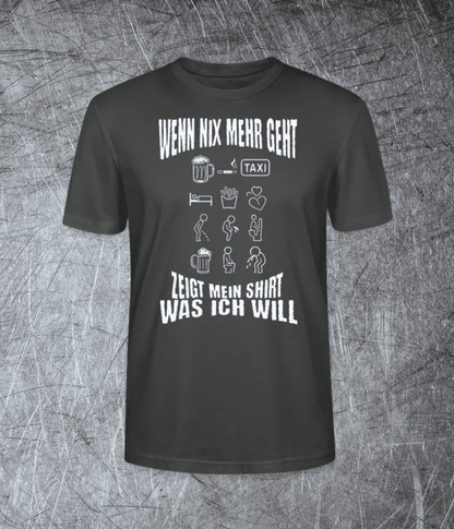 Wenn nix mehr geht – Icons sagen alles - Premium T-Shirt
