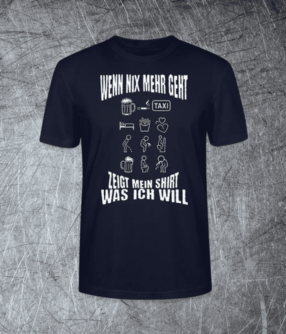 Wenn nix mehr geht – Icons sagen alles - Premium T-Shirt