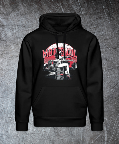 Motor Oil – Full Service Babe - Bio-Hoodie