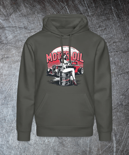 Motor Oil – Full Service Babe - Bio-Hoodie
