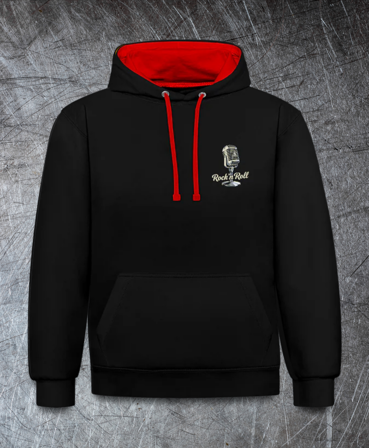 Old School Diner – Classic 50s Style - Kontrast-Hoodie